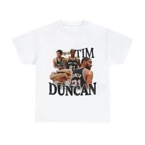Tim Duncan Vintage Bootleg Tee, Tim Duncan  Unisex T-Shirt Gift For Fan